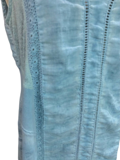 Medium Soft Surroundings Blue Ocean Fade Tunic Dress Boho Style