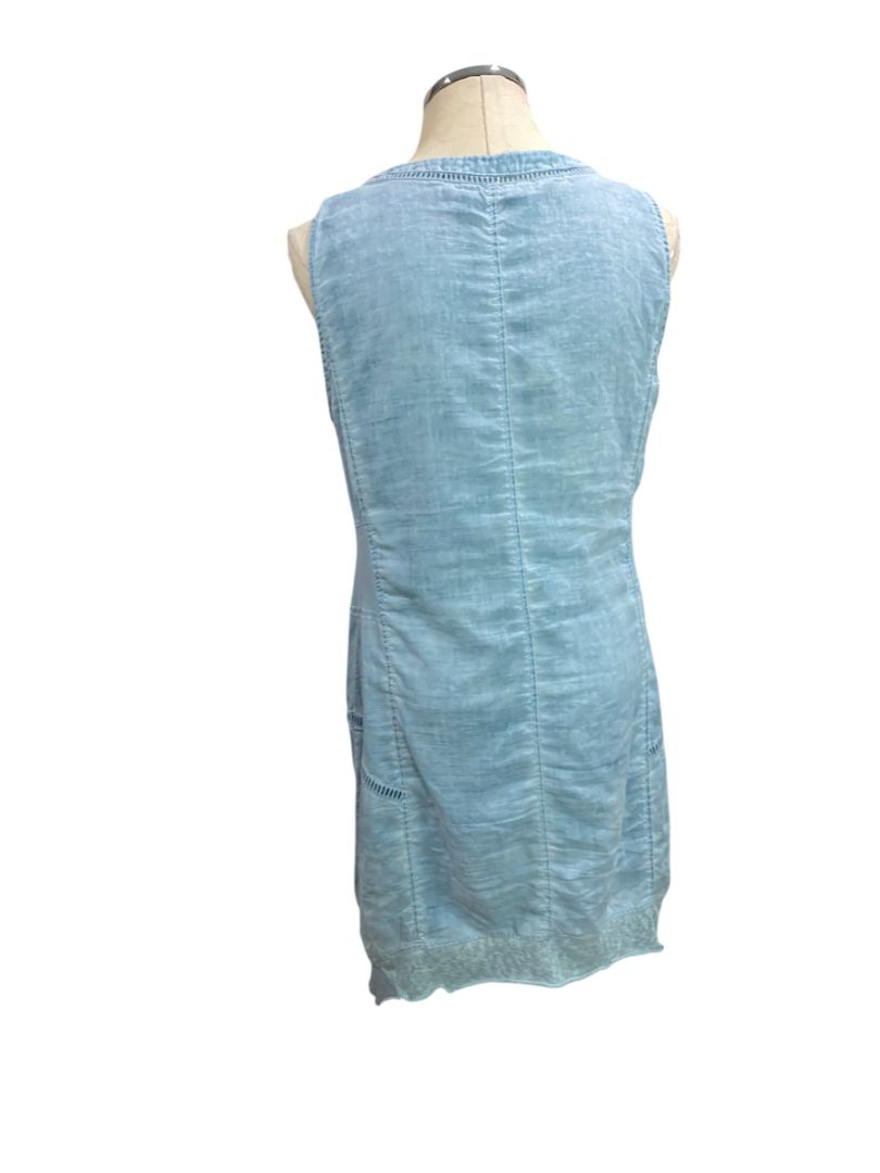 Medium Soft Surroundings Blue Ocean Fade Tunic Dress Boho Style