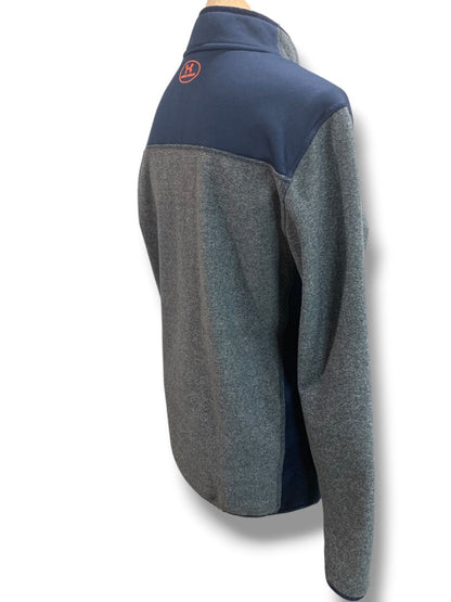 Small Under Armour ColdGear Mens Loose Fit 1/4 Zip Pullover Sweatshirt Blue