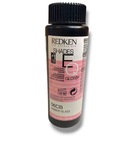 Redken New Shades EQ Gloss Equalizing Conditioner 06DB Amber Glaze 2oz