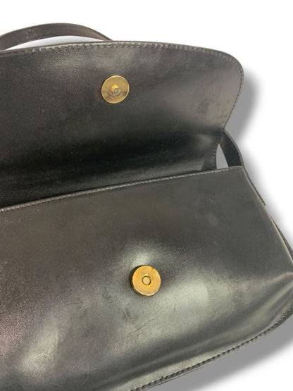 Genuine Leather Handmade in Florence Black Purse Shoulderbag