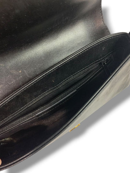 Genuine Leather Handmade in Florence Black Purse Shoulderbag