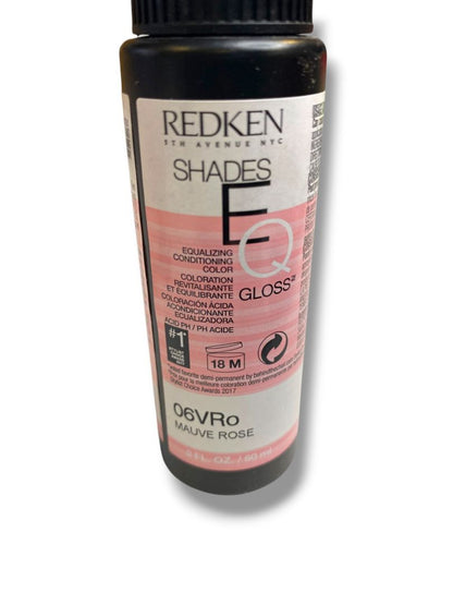 Redken New Shades EQ Gloss Equalizing Conditioner 06VRo Mauve Rose 2oz