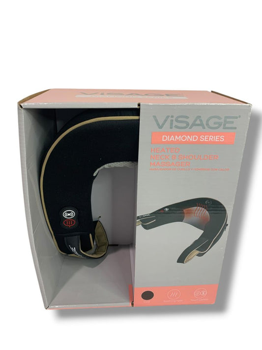 New Visage Diamond Series Heated Neck Shoulder Massager Battery Operated