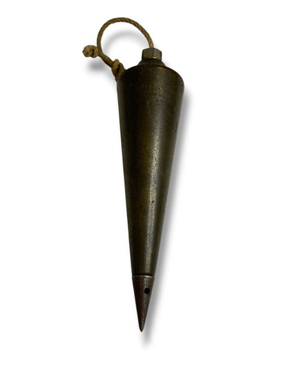Vintage Brass and Steel Plumb Bob Globe "12" Made in USA