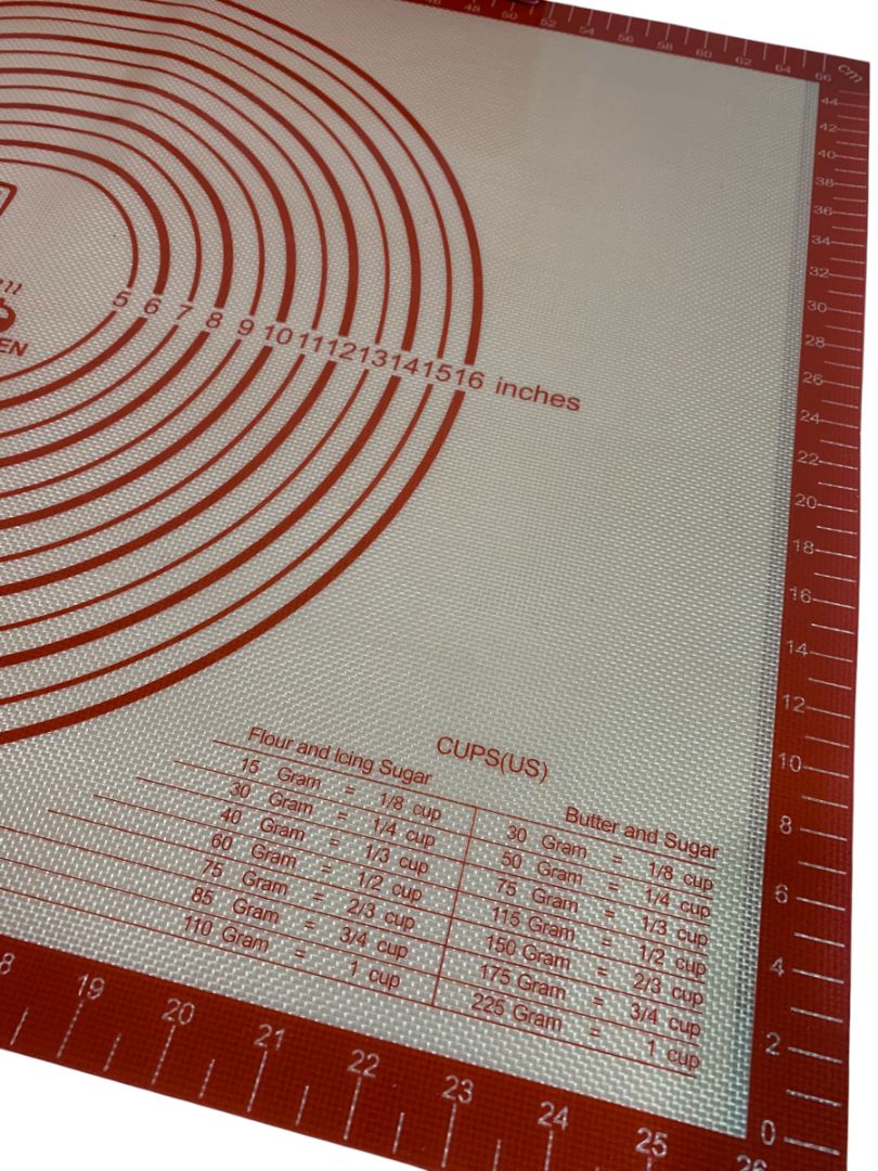 Super Kitchen Premium Non-Stick 51 x 71 Silicone Pastry Mat Table Size New