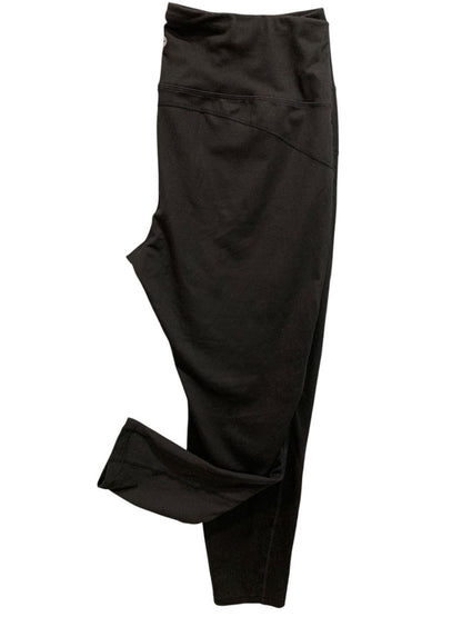XL (16-18) Avia Womens Black Workout Leggings Full Length 28.5" Inseam