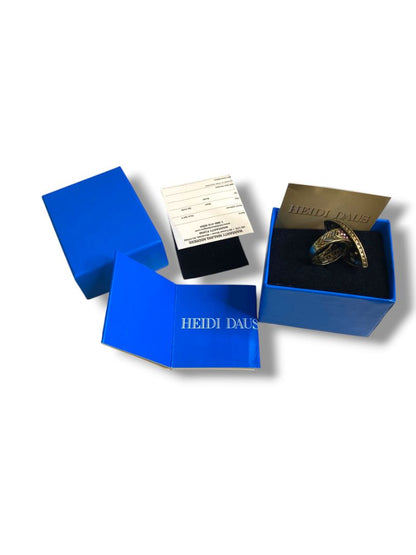Size 6.5 Heidi Daus Multicolor Crystal Statement Ring New in Box