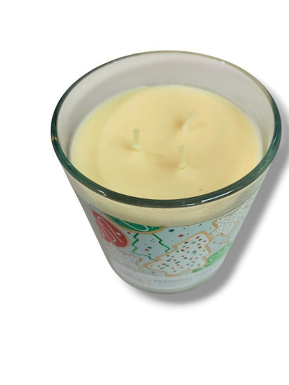 Hallmark Christmas Sugar Cookie 3 Wick Jar Candle New Brown Sugar and Vanilla Bean