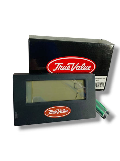 True Value New Weather Clock Temperature Humidity Sleep Alarm and Date Battery Operated