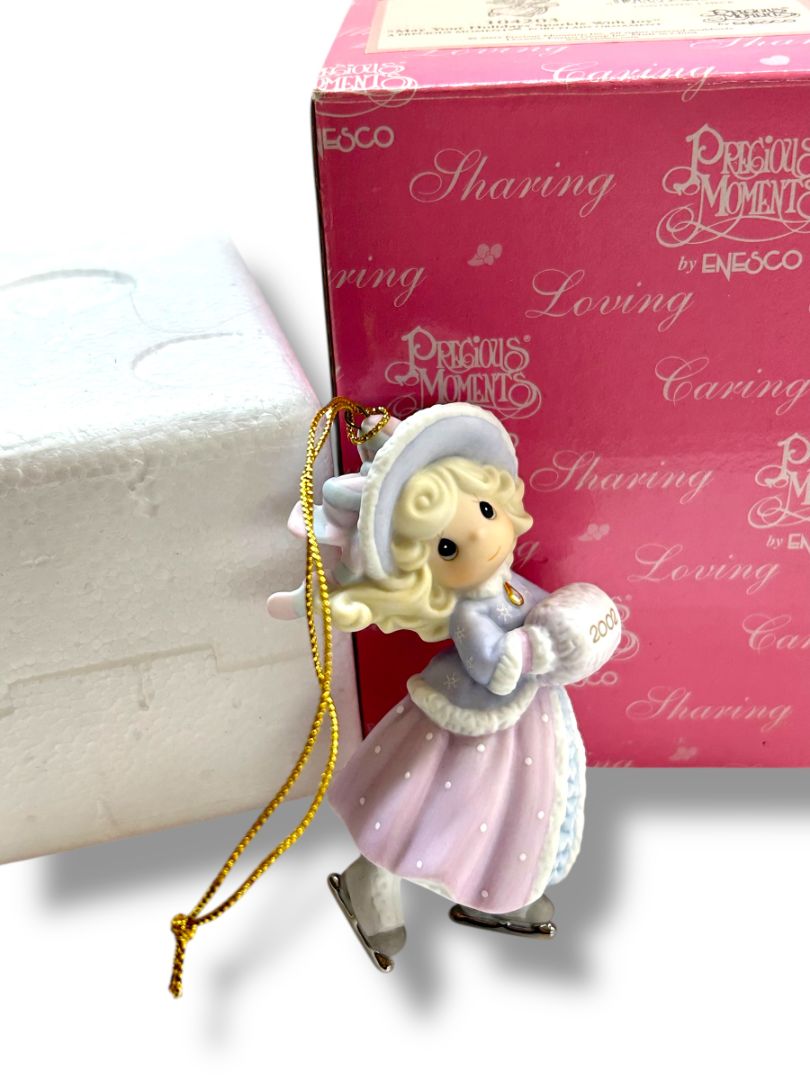 2002 Enesco Precious Moments Ornament 104203 "May Your Holidays Sparkle with Joy"