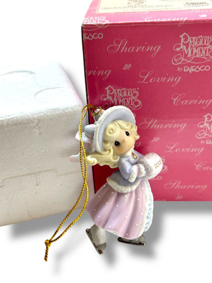 2002 Enesco Precious Moments Ornament 104203 "May Your Holidays Sparkle with Joy"