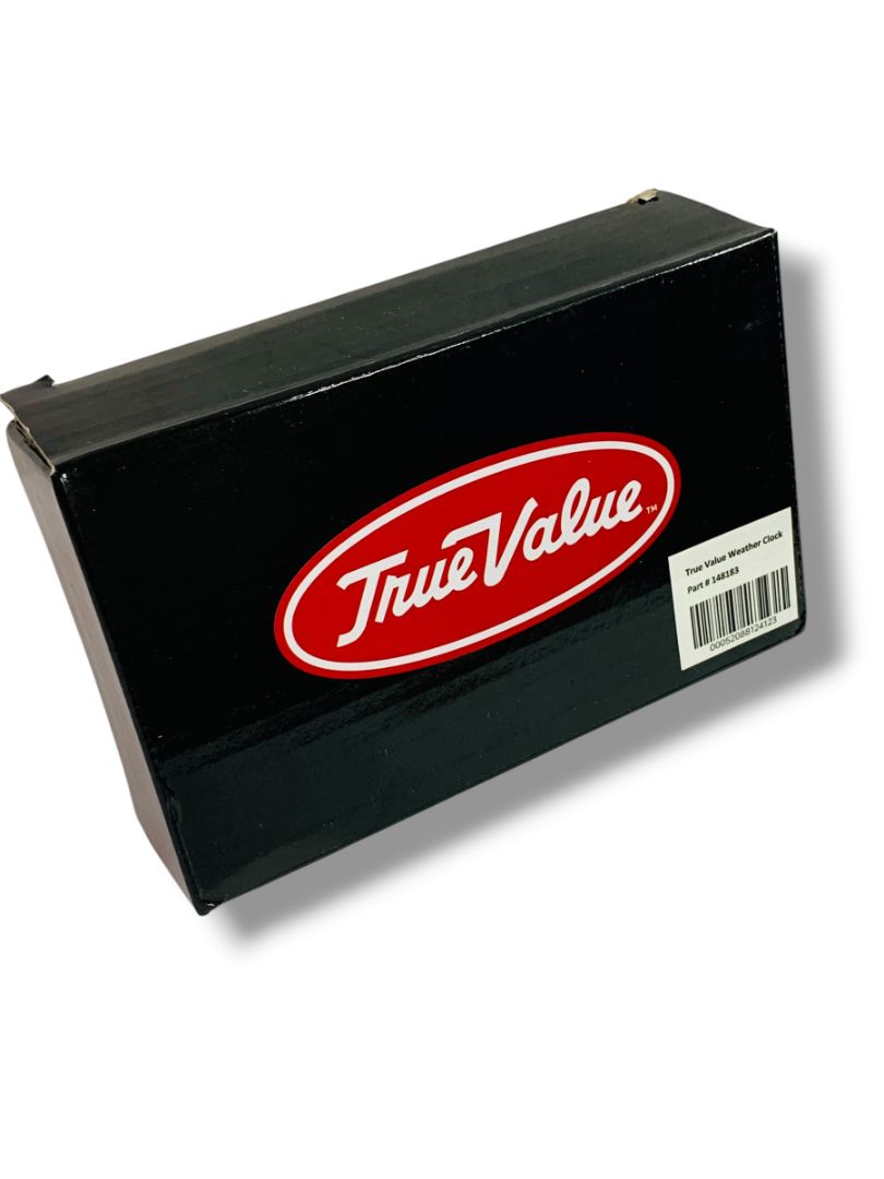 True Value New Weather Clock Temperature Humidity Sleep Alarm and Date Battery Operated