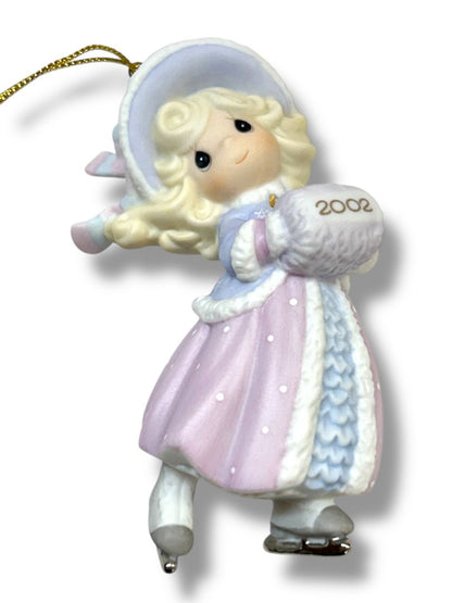 2002 Enesco Precious Moments Ornament 104203 "May Your Holidays Sparkle with Joy"
