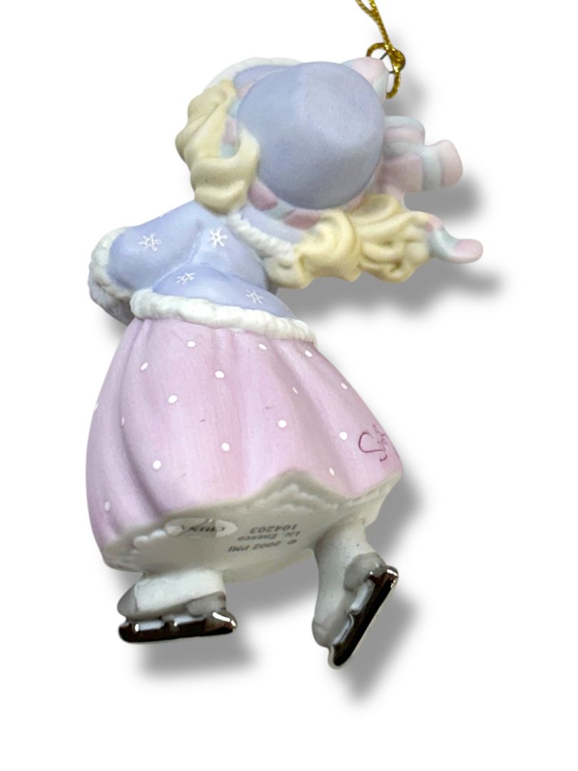 2002 Enesco Precious Moments Ornament 104203 "May Your Holidays Sparkle with Joy"