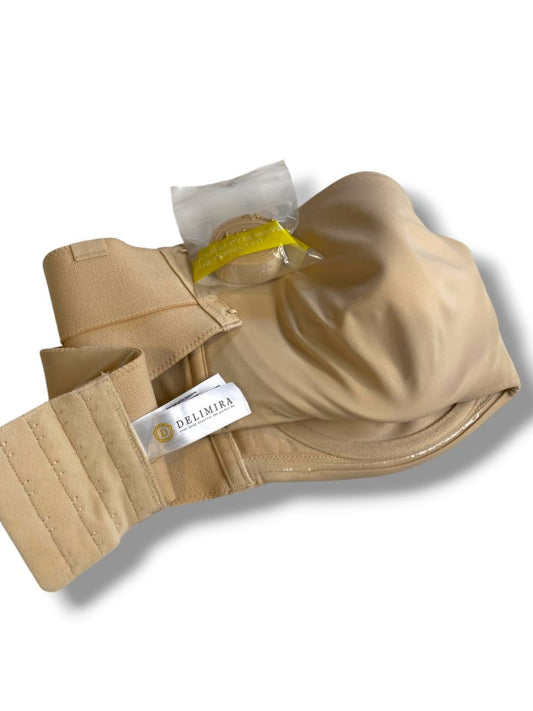 Size 36DD Delmira Convertible Strapless Bra Nude Beige