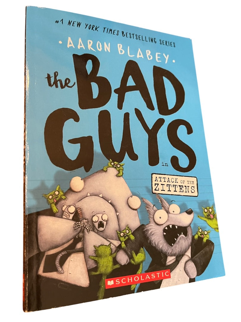 Lot of 7 The Bad Guys Paperback Books #1-6 & 19 Aaron Blabey