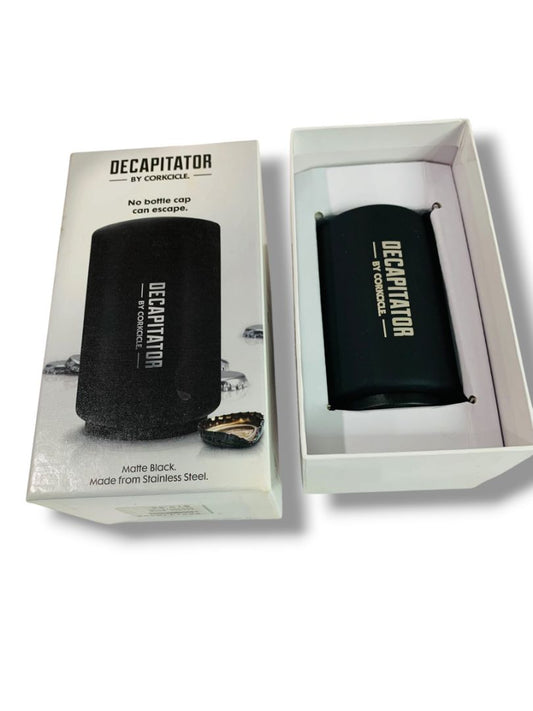 Corkcicle Decapitator Bottle Opener Matte Black in Box
