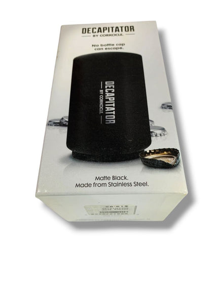 Corkcicle Decapitator Bottle Opener Matte Black in Box