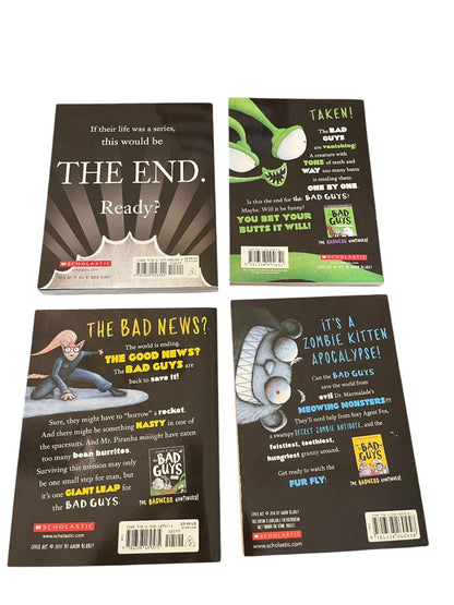 Lot of 7 The Bad Guys Paperback Books #1-6 & 19 Aaron Blabey