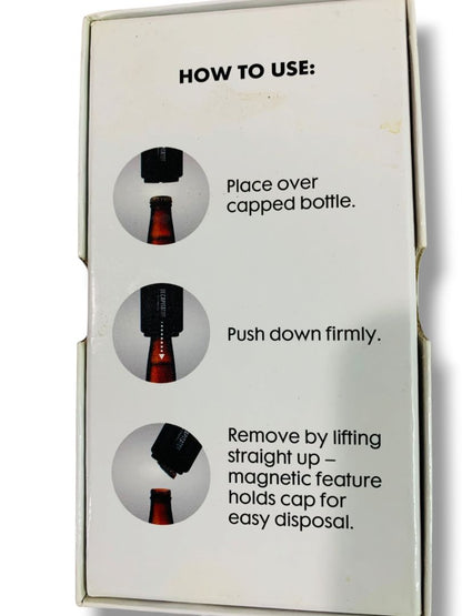 Corkcicle Decapitator Bottle Opener Matte Black in Box