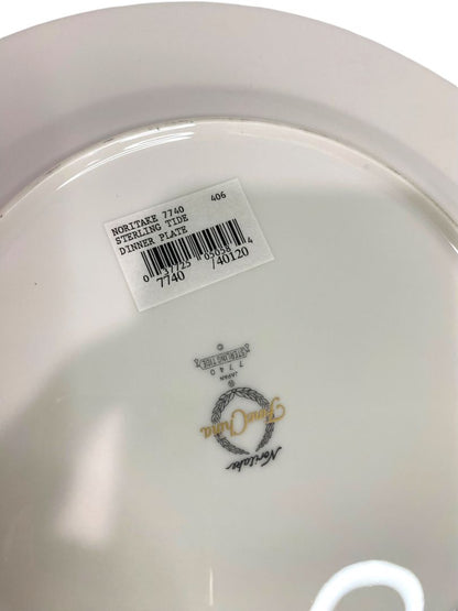 Vintage Noritake New Sterling Tide Dinner Plate China 10 5/8"