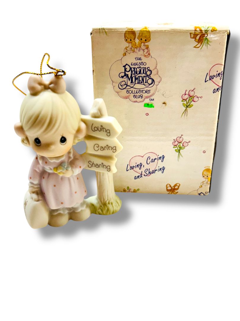 1993 Enesco Precious Moments Ornament "Loving, Caring, Sharing . . ." PM040