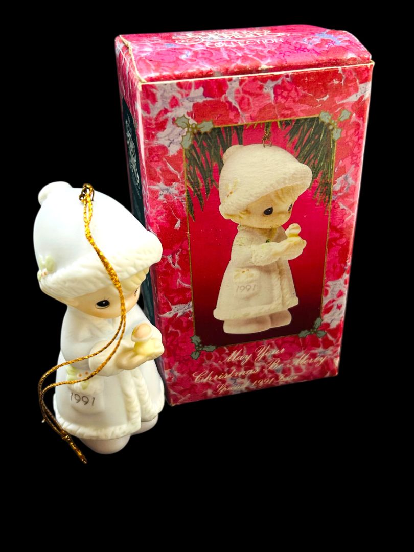 1991 Precious Moments Ornament "May Your Christmas Be Merry" #524174
