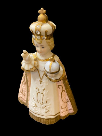 Vintage Tilso Japan Infant of Prague Ceramic Figurine 6"
