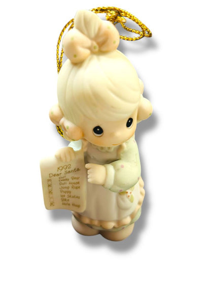 Dated 1992 Enesco Precious Moments Ornament But the Greatest of These is Love 527696