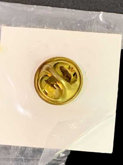 APW Goldtone Square Lapel Pin .75" New