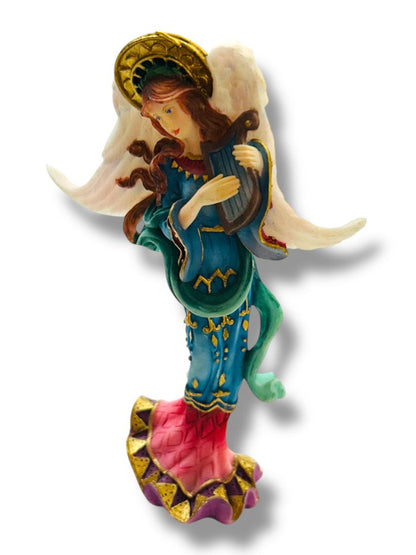 Lenox Angel of Glory Holding Harp Christmas Ornament 5.5"