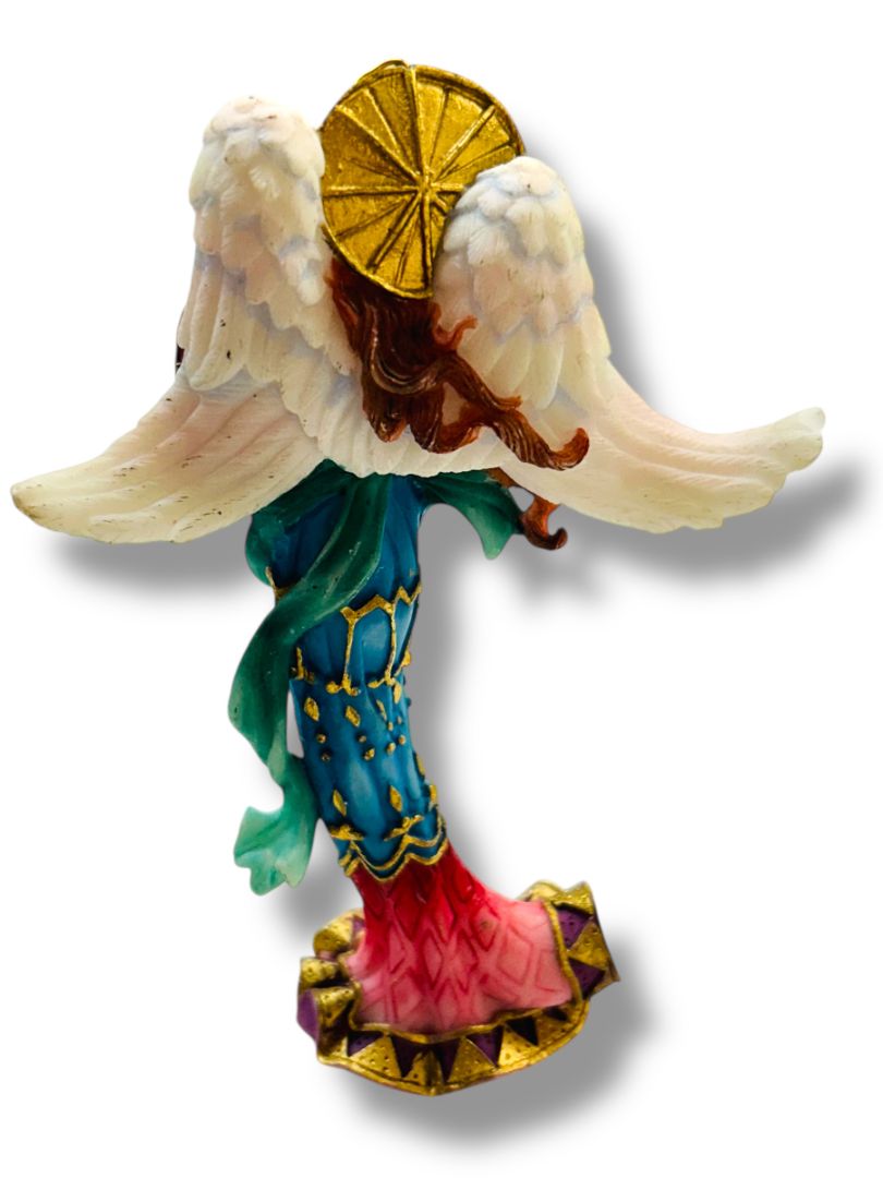 Lenox Angel of Glory Holding Harp Christmas Ornament 5.5"