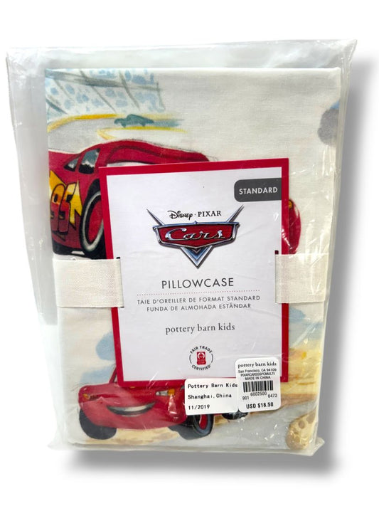 1 Pottery Barn Kids Disney & Pixar Cars Standard Pillowcase Cotton New