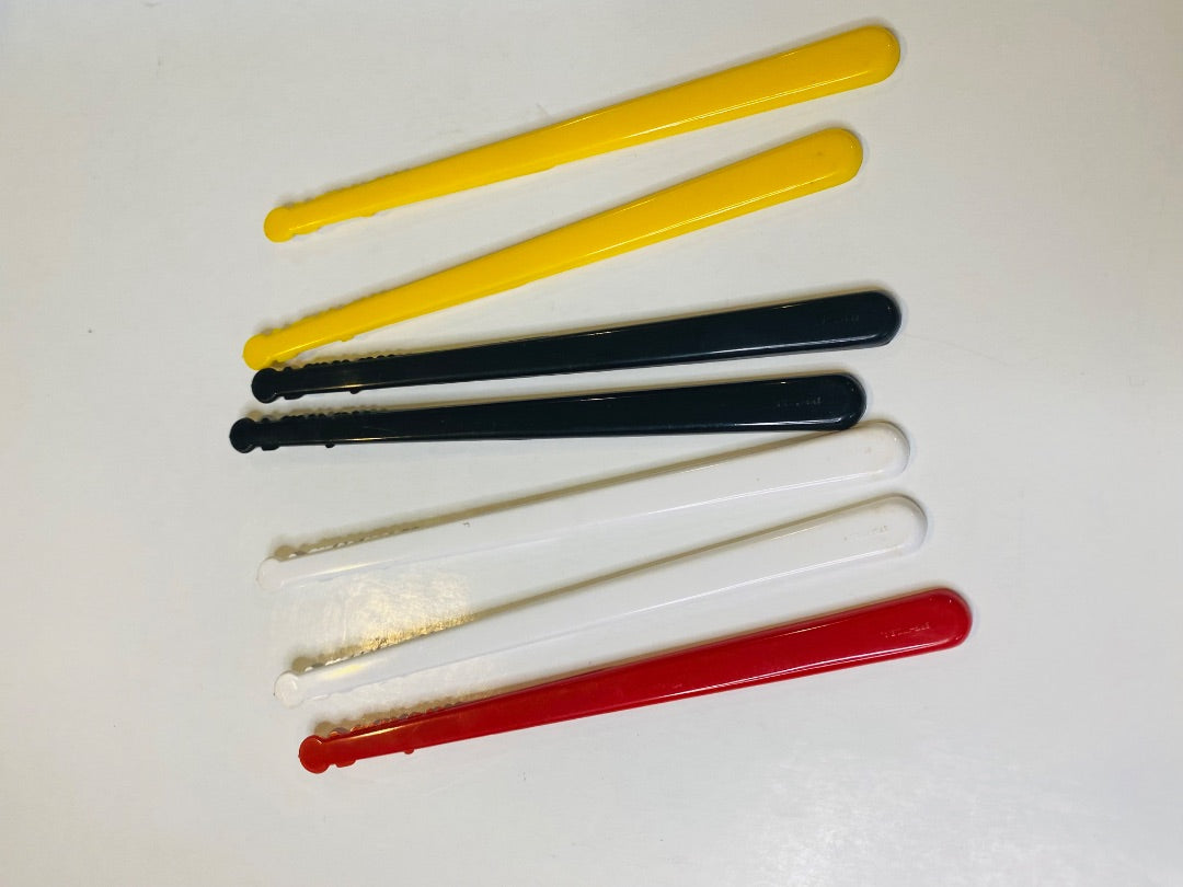 Lot of 7 1960s Pan Am Airline Swizzle Cocktail Sticks Stirrers 5.5" Assorted Colors