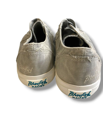Size 10W Blowfish Womens Malibu Marley Wide Pull On Distressed Sneakers