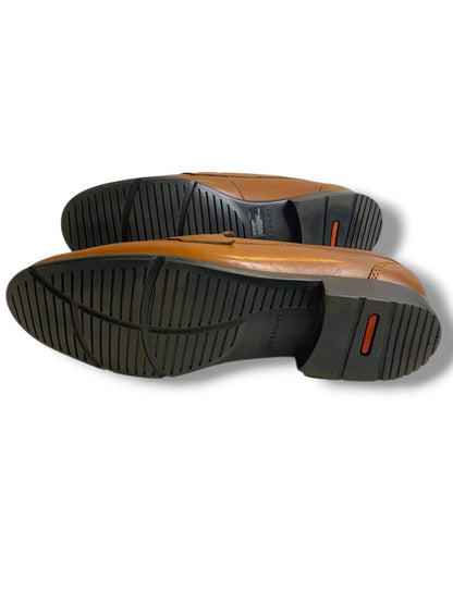 Size 11 Rockport Mens Walkability Mens Brown Leather Keaton Penny Loafers CI8840