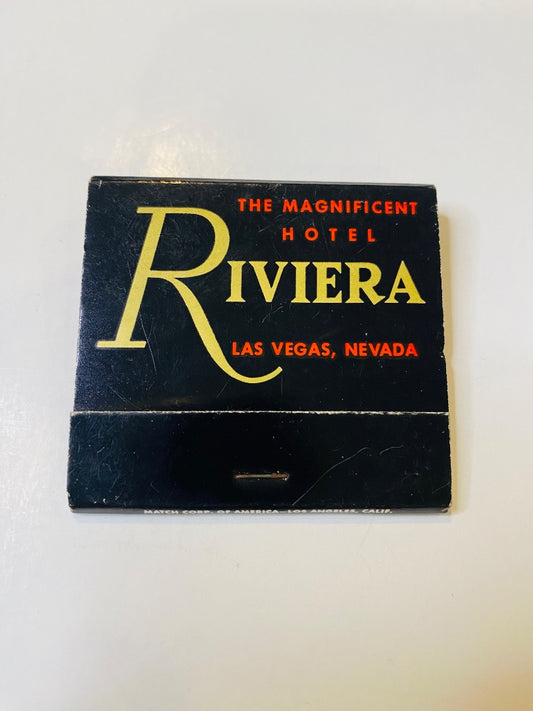 Vintage Hotel Riviera Matchbook Las Vegas NV The Magnificent
