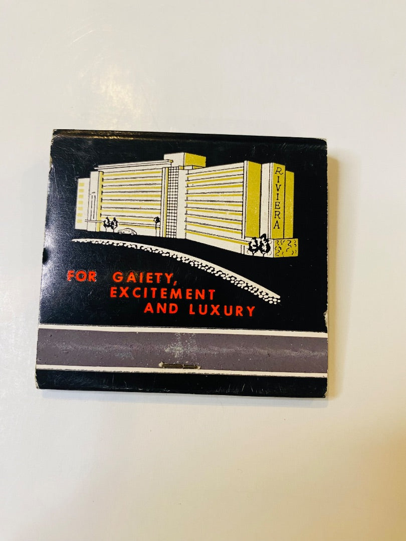 Vintage Hotel Riviera Matchbook Las Vegas NV The Magnificent