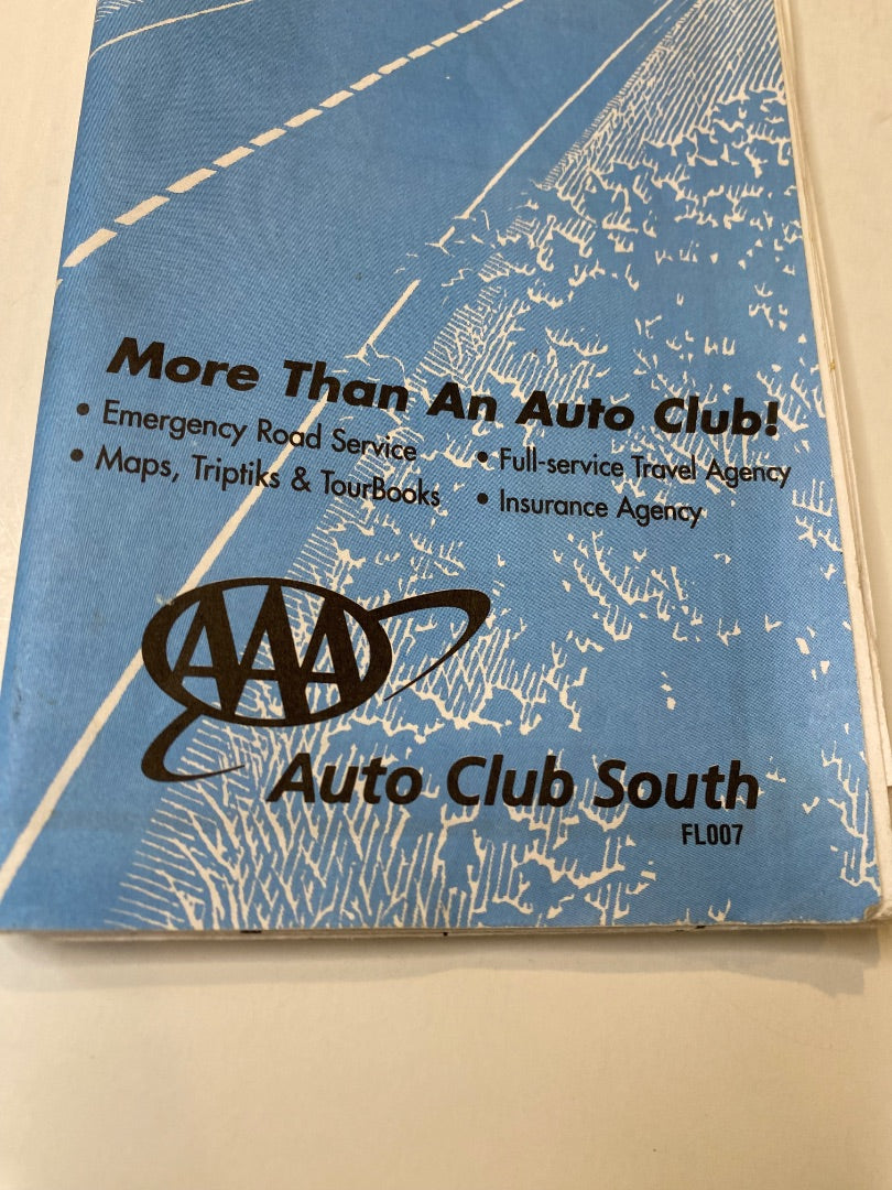 2002 AAA Foldable Map of The Villages Florida FL007