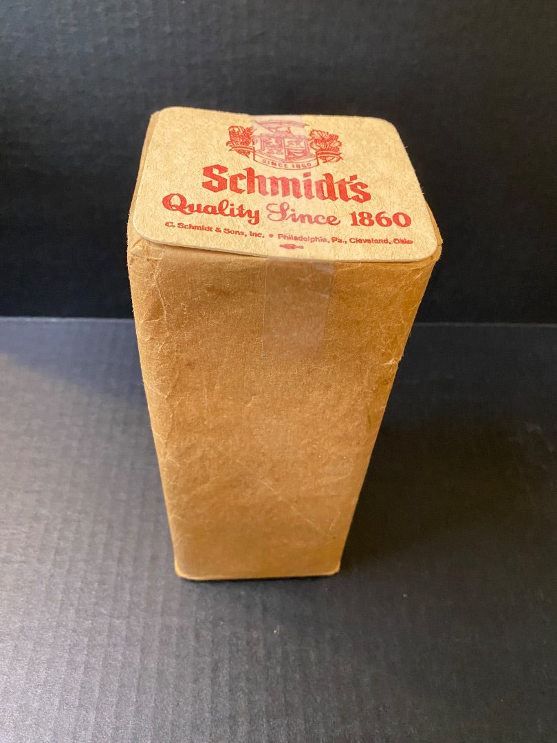 Sleeve of Vintage Schmidts Double Sided Beer Coaster Philadelphia PA Cleveland Ohio