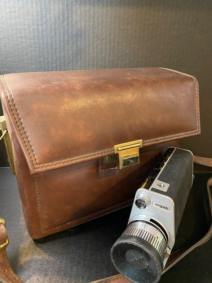 1960s Argus Showmaster 822 Super Eight Camera with Case Not Tested for Parts Decor