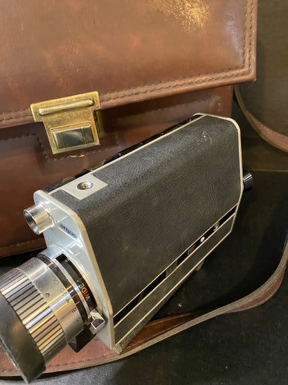 1960s Argus Showmaster 822 Super Eight Camera with Case Not Tested for Parts Decor