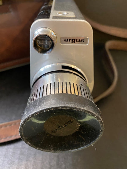 1960s Argus Showmaster 822 Super Eight Camera with Case Not Tested for Parts Decor