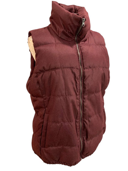 Size XL Old Navy Womens Puffer Coat Jacket Merlot Color Full Zip