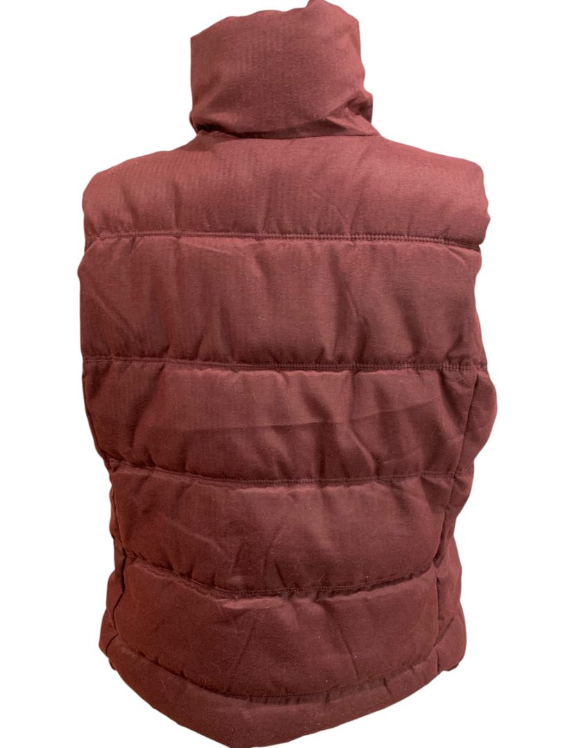 Size XL Old Navy Womens Puffer Coat Jacket Merlot Color Full Zip
