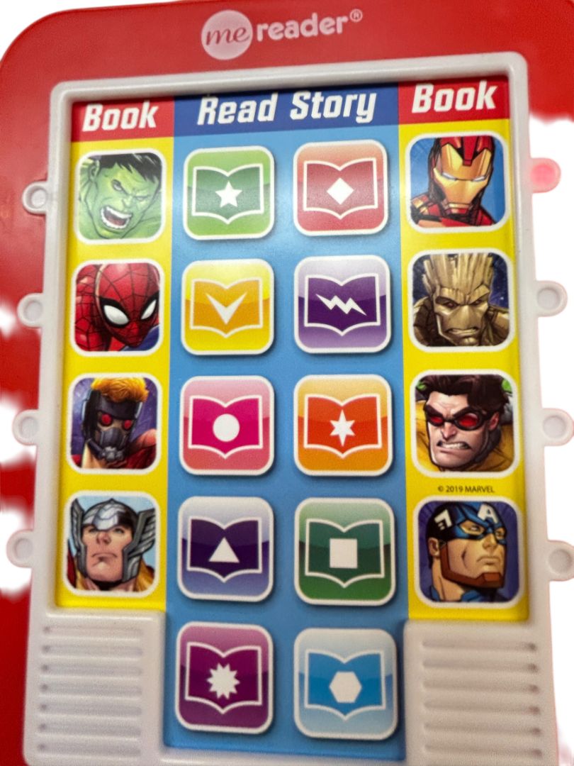 Me Reader Marvel Characters Talking Select Story Electronic Toy