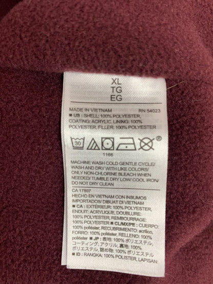 Size XL Old Navy Womens Puffer Coat Jacket Merlot Color Full Zip