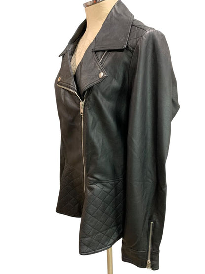 Size 2X Forever 21+ Plus Sizes Womens Faux Leather Moto Jacket