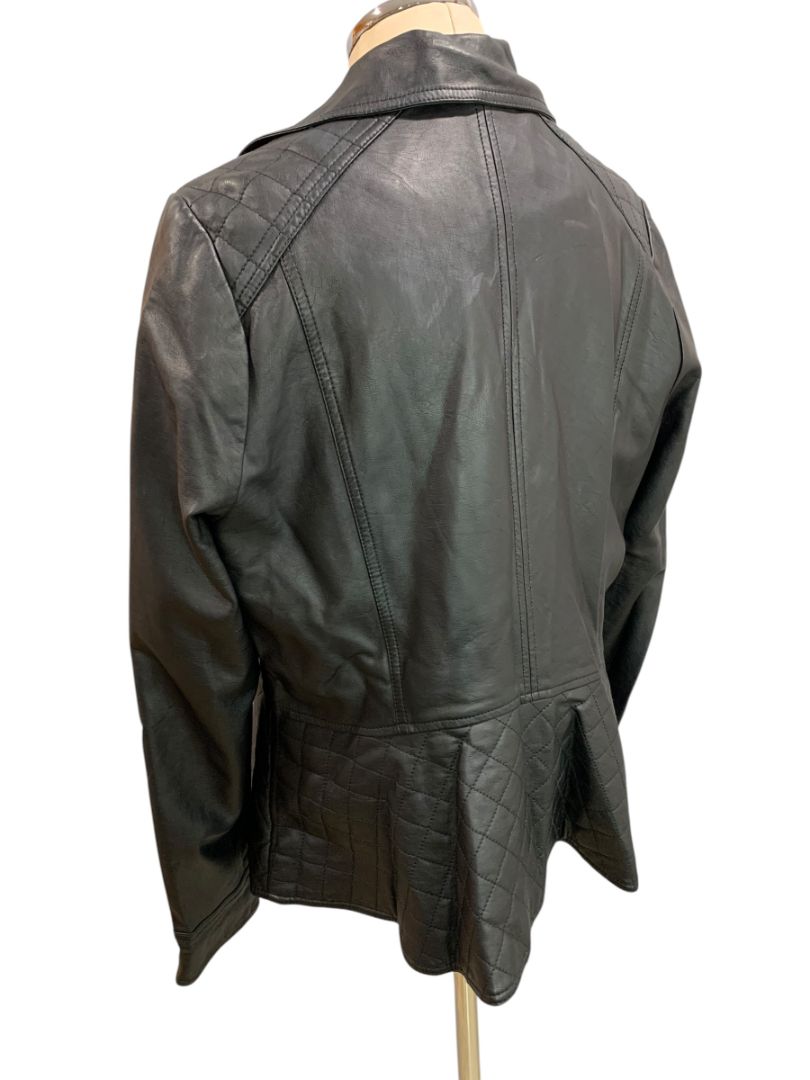 Size 2X Forever 21+ Plus Sizes Womens Faux Leather Moto Jacket